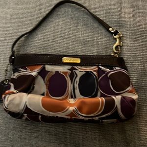 Coach wristlet purse